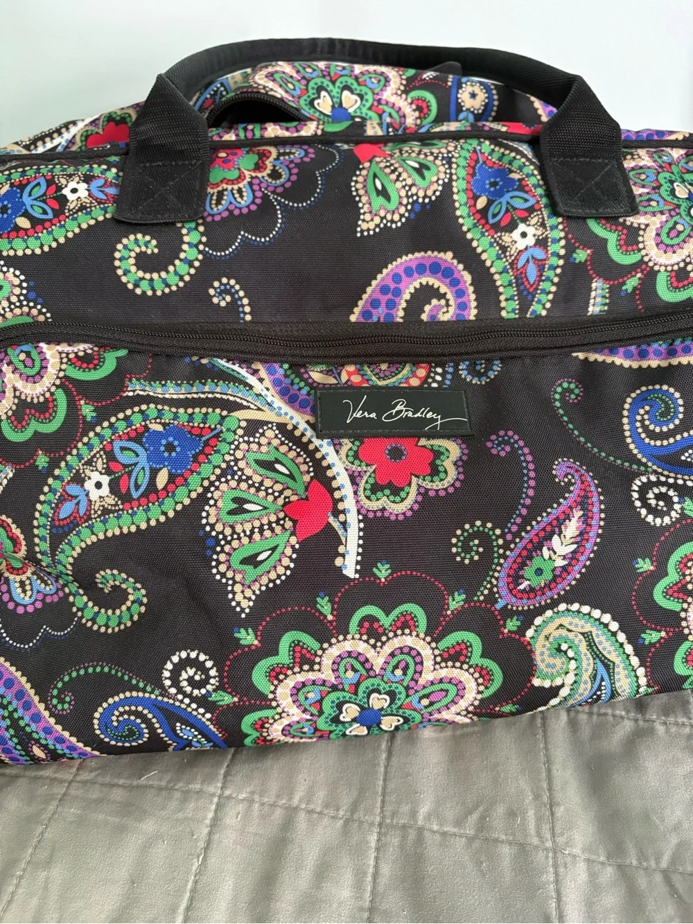 Vera Bradley Kiev Paisley Set: Weekender bag, toiletry bag and luggage tag
